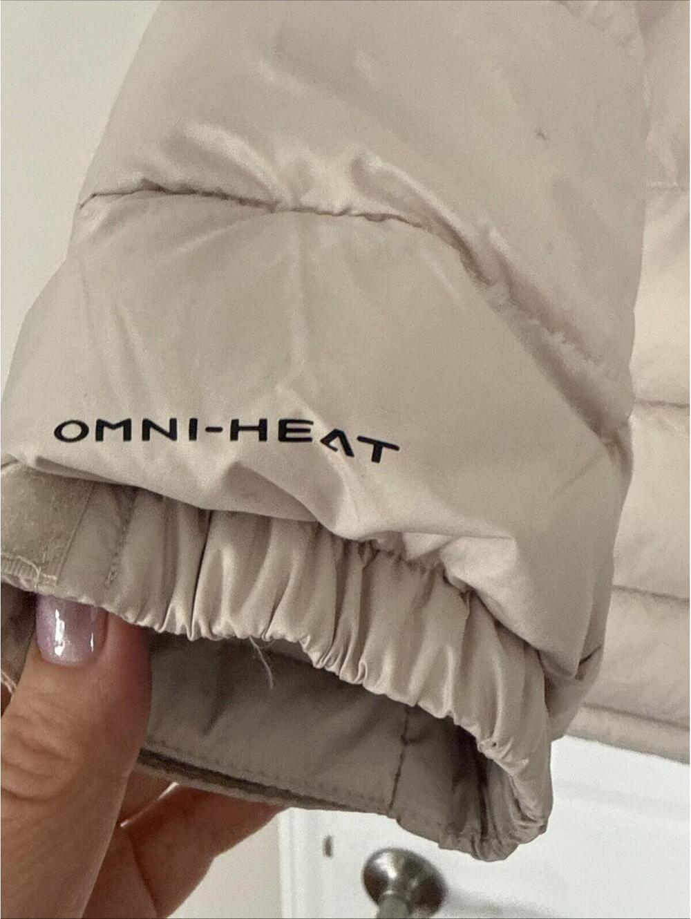 $90 Columbia Youth Size 6-7 XS Pike Lake II Hooded Omni Heat Puffer Jacket Tan - Picture 5 of 8